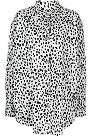 Moschino Skjorte-jakke med dalmatiner-print