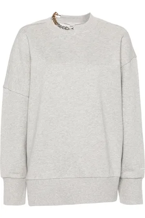 Stella McCartney Meleret sweatshirt med kædedetalje