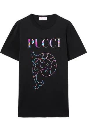 Puccini T-shirt med logotryk