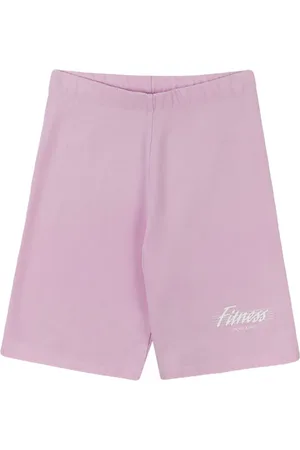 Sporty & Rich Cykelshorts i jersey med slogantryk