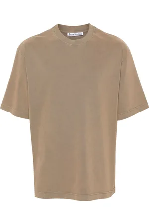 Acne Studios T-shirt med logoapplikation
