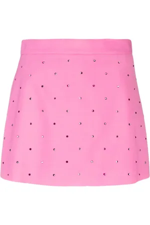 Msgm Højtaljede nederdel-shorts med nitter