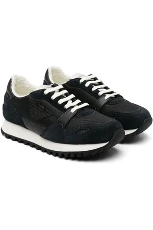 Emporio Armani Sneakers i mesh med ørnemærke
