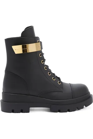 Giuseppe Zanotti Alexa 40mm bikerstøvler med snøre