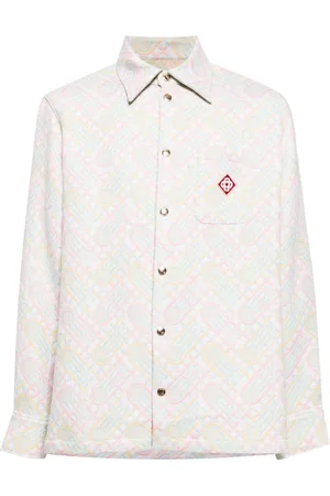 Casablanca Jakke i jacquard med monogram og logoapplikation