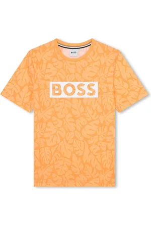 HUGO BOSS T-shirt med bladtryk