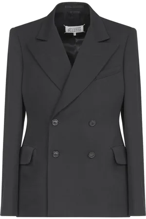 Maison Margiela Uldblazer med syningsdetalje