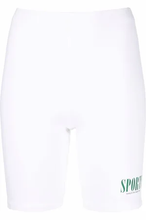 Sporty & Rich Cykelshorts med logotryk