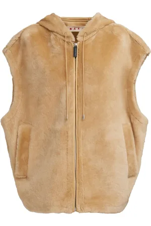 Marni Lammeskindsvest med hætte
