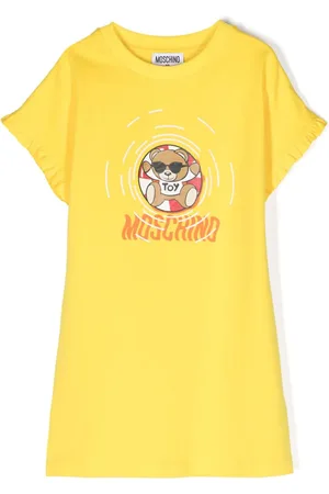 Moschino Kjole med bamse- og logotryk