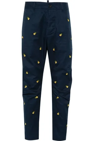 Dsquared2 Chino-bukser med frugtbroderi