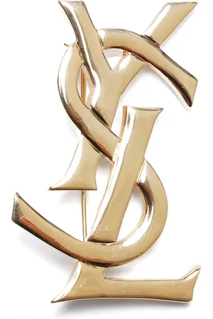 Saint Laurent Broche med YSL-logo