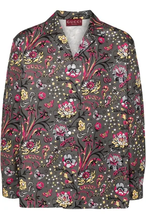 Gucci Skjorte med Punk Floral-tryk
