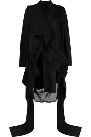 YOHJI YAMAMOTO Asymmetrisk blazer med spids revers