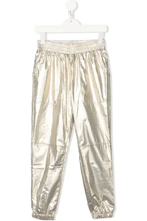 Michael Kors Metallisk skinnende joggingbukser