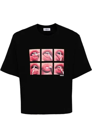 Fiorucci T-shirt med Mouth Graphic-tryk