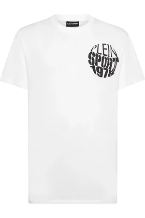 Philipp Plein T-shirt med rund hals og logotryk