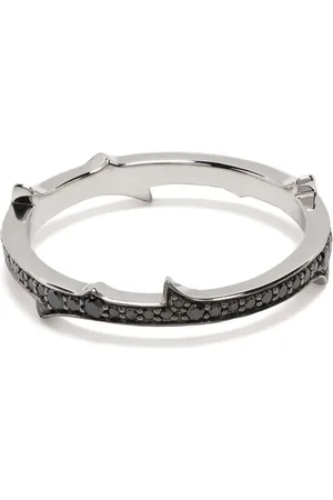 STEPHEN WEBSTER Thorn Stem ring i 18 karat hvidguld med diamant