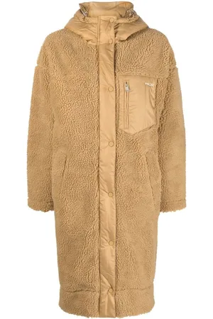 Ralph Lauren Polstret parka i teddy-fleece