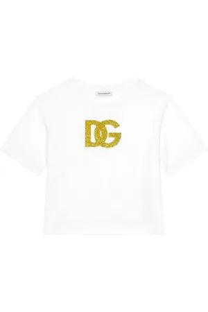 Dolce & Gabbana T-shirt med rhinsten-logo