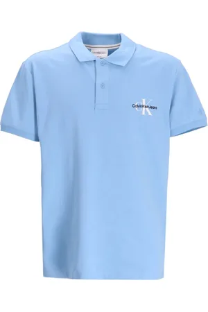 Calvin Klein Polotrøje i bomuld med broderet logo