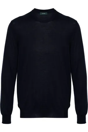 ZANONE Sweater i kashmir og silke med rund hals