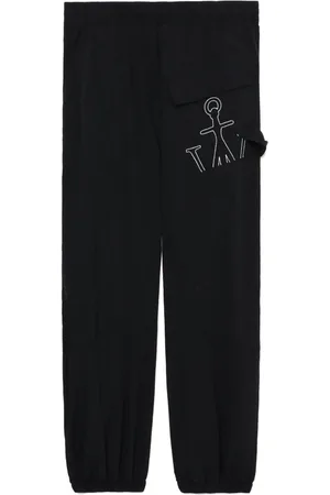J.W.Anderson Joggingbukser med elastisk talje og logo-broderi
