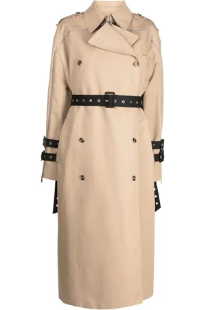 Rokh Oversize trenchcoat med bælte i taljen