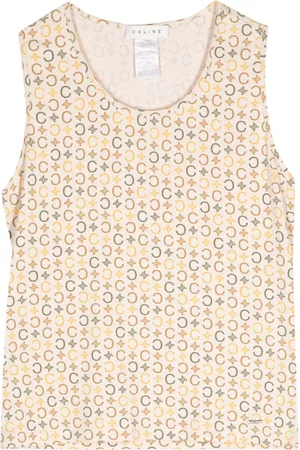 Céline 1990-2000 tanktop med Macadam-tryk