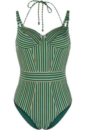 Marlies Dekkers Holi vintage polstret badedragt med striber
