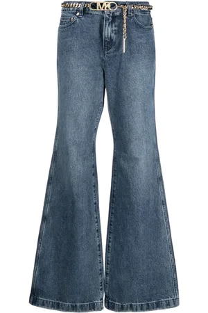 Michael Kors Højtaljede jeans med bælte og svaj