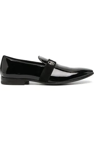 Philipp Plein Loafers med sekskantet plade
