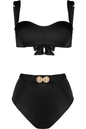 Noire Swimwear Bandeau-bikini med søskal
