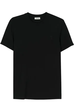 Sandro T-shirt med broderet logo
