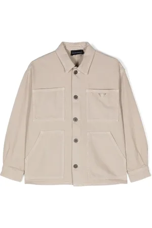 Emporio Armani Skjortejakke med ørnemotiv