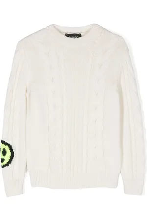 BARROW Sweater med Intarsia-logo