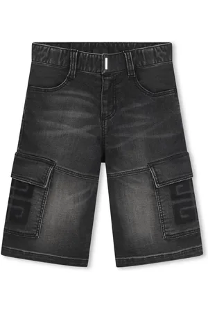 Givenchy Badeshorts i denim med 4G-motiv