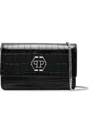 Philipp Plein Krokodillepræget Superheroin clutch