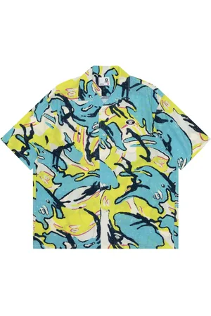 A Bathing Ape Skjorte med korte ærmer og grafisk tryk