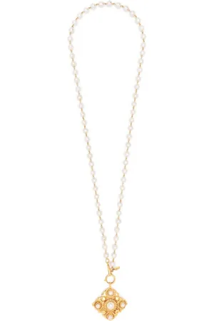 CHANEL Medaljon perlehalskæde fra 1984-1990