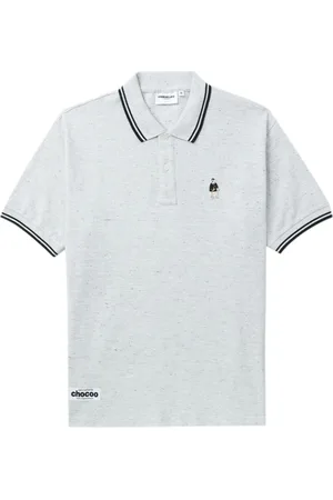 Chocoolate Polo med logo-applikatiæon