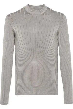 MUGLER Top i skulptureret strik