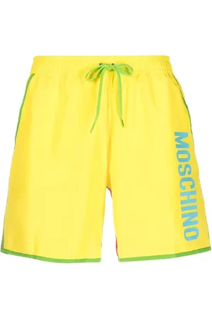 Moschino Badeshorts med colourblocking og logotryk