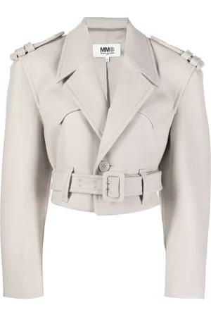 Maison Margiela Cropped bikerjakke