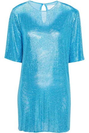 GIUSEPPE DI MORABITO T-shirt-kjole med krystaludsmykning