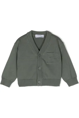 Emporio Armani Cropped cardigan med V-hals