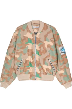 Acne Studios Camouflage-mønstret bomberjakke