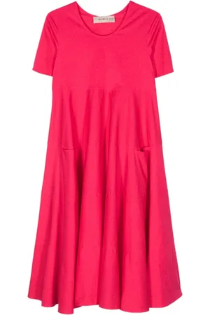 BLANCA Mellemlang Arabide poplin-kjole