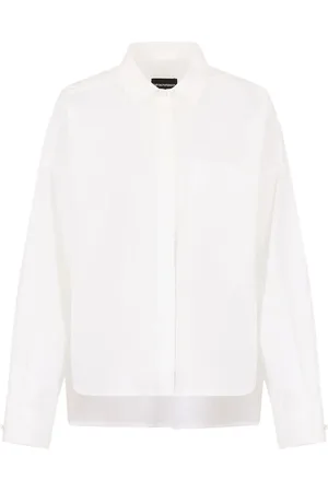Emporio Armani Skjorte med sænket skulder