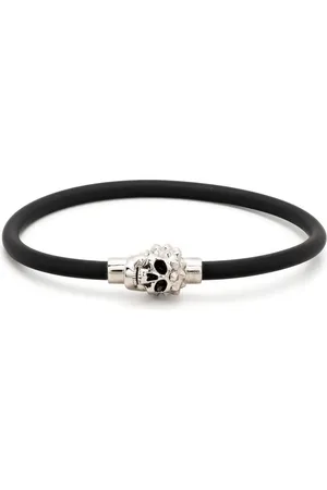 Alexander McQueen Tubular armbånd med dødningehoved-nitter